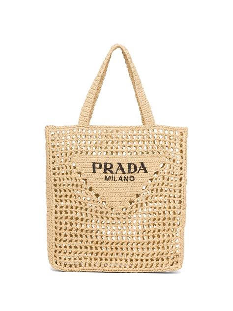 prada woven bag.